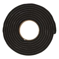 thumbnail image 2 of Peak Weather Stripping Tape 1/2 Inch Thick Foa X 3/4 Inch Wide X 25 Ft. Long Black Black PVC 2 of 14
