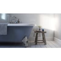 Showerwall SW31 Square Edge Pearlescent White 2440 x 1200mm MDF