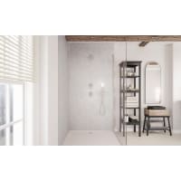 Showerwall SW66 Square Edge Apollo Marble 2440 x 900mm PLY