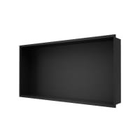 Showerwall Niche Matt Black 610 x 305 x 120mm
