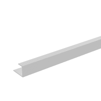 Showerwall ET3 Alu Extrusion End White 11 x 2450mm