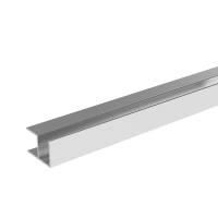 Showerwall EC1 Alu Extrusion External Bright Silver 11mm x 2450mm