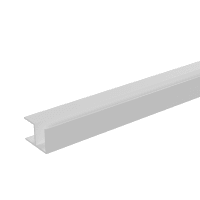 Showerwall EC3 Alu Extrusion External White 11mm x 2450mm