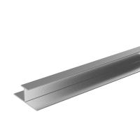 Showerwall JT1 Alu Extrusion Join Bright Silver 11mm x 2450mm