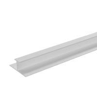 Showerwall JT3 Alu Extrusion Join White 11mm x 2450mm