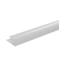 Showerwall QT3 Alu Extrusion Quadrant White 11mm x 2450mm