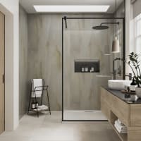 Showerwall SW102 Proclick Silverdale Limestone 2440 x 600 WPC