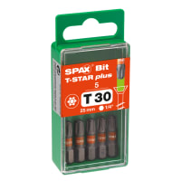 SPAX T30 T-Star Plus Driver Bits Pack of 5