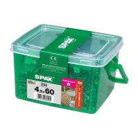 SPAX WIROX Coated Decking Screws T20 T-Star Plus Recess 4.5 x 60mm Tub of 250