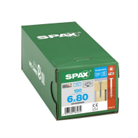 SPAX Stainless-Steel Washer-Head Construction Screws T30 T-Star Plus Recess 6.0 x 80mm Box of 100