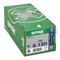 SPAX T-Star Plus T20 4 Cut CSK Head Wirox Universal Screw 120 x 6mm