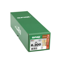 SPAX WIROX Coated Washer-Head Construction Screws T30 T-Star Plus Recess 6.0 x 300mm Pack of 50