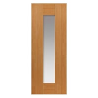 JB Kind Symmetry Axis Oak Glazed Pre-Finished Internal Door 1981 x 762 x 35mm