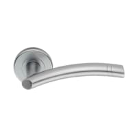 Serozzetta Cuarenta Lever on Round Rose Satin Chrome