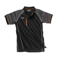 Scruffs Trade Act Polo Shirt Black