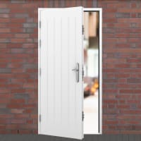 Latham Security Cottage Door & Frame with LH Hinge and Open Out 1195 x 2020mm