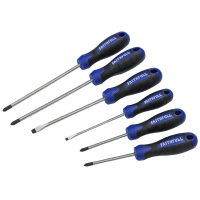 Faithfull Soft Grip Screwdrivers 6 Pieces Set