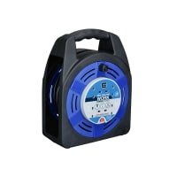Masterplug Four Socket 13A Large Cassette Reel with 20m Cable