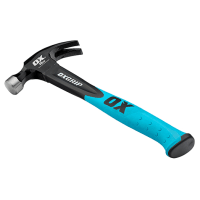 OX Trade Fibreglass Handle Claw Hammer 16oz