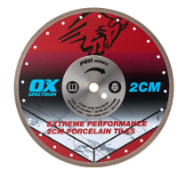 OX Pro 2CM Porcelain Cutting Blade 350/25.4/20mm