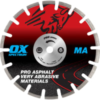 OX Spectrum Pro Shark Diamond Blade Asphalt 350/25.4mm