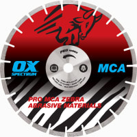 OX Spectrum Pro Zebra Dia Blade Abrasive 300/20mm