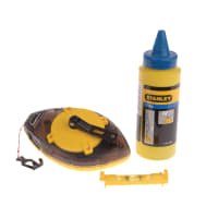 STANLEY Power Winder Chalk Line and Level 3 Pieces