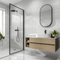 Verona Anderley Light Grey Polished Porcelain Wall & Floor Tile 300 x 600 x 9.5mm 1.08m2