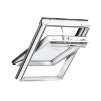 VELUX GGU Solar INTEGRA Centre Pivot Roof Window White Maintenance-Free