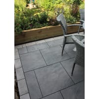 Vitripiazza Bellstone Porcelain Flagstones<BR>600 x 600mm<BR>Anthracite