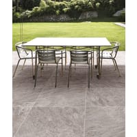 Vitripiazza Bellstone Porcelain Flagstones 600 x 600mm Storm