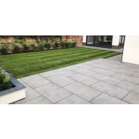 Vitripiazza Porcelain Flagstones 900 x 600mm Dusk Grey