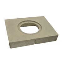 Hepworth Terracotta flue adaptor to 255mm round