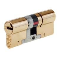 Yale Platinum 3 Star Euro Cylinder 100mm L Brass