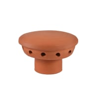 Hepworth Terracotta fluvent ventilation terminal red 135mm