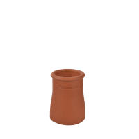 Hepworth Terracotta cannon head chimney pot red height 375mm