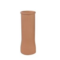 Hepworth Terracotta roll top chimney pot buff height 750mm