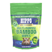 Tembe Hippo Multi Purpose Bamboo Wipes Refill Pack of 80