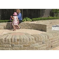 Marshalls Natural Stone Tumbled Walling 230 x 100 x 70mm 4.67m² Autumn Bronze Pack of 290