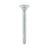 TIMco Self Drill Drywall Screws 3.5 Gauge 38mm Bright Zinc Plated Box of 1000