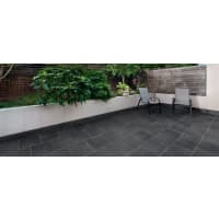 Marshalls Symphony Plus Classic 600 x 600 x 40mm Porcelain Paving 10.07m² Stone Black Pack of 28