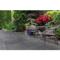 Marshalls Symphony Plus Classic Porcelain Paving 10.07m² Stone Dark Grey 600 x 600 x 40mm Pack of 28