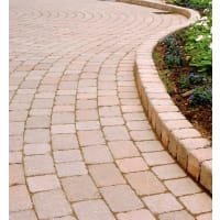 Marshalls Tegula Kerb 90 Degree External Return 160 x 160 x 250mm Traditional