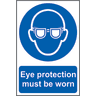 Eye Protection Must Be Worn' Sign 200mm x 300mm