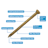 Optimaxx Extreme Performance Decking Screw 4.5 x 65mm Tub of 500