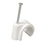Talon Nail In Pipe Clip 12mm White