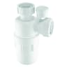 McAlpine Water Seal Anti Syphon Bottle Trap 75mm x 31.75mm White