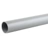 Osma 5W073G Push Fit Plain Ended Pipe 3m x 40mm (L x Dia) Grey