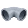 Osma 5W160G Push Fit Knuckle Bend 40mm (Dia) Grey