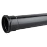 OsmaSoil Single Socket Pipe 4m x 110mm Black